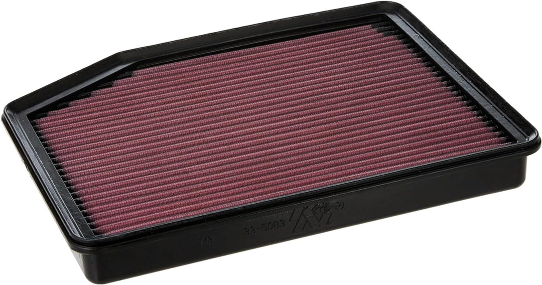 K&N 33-2498 Waschbarer und wiederverwendbarer KFZ Tauschluftfilter, Rot