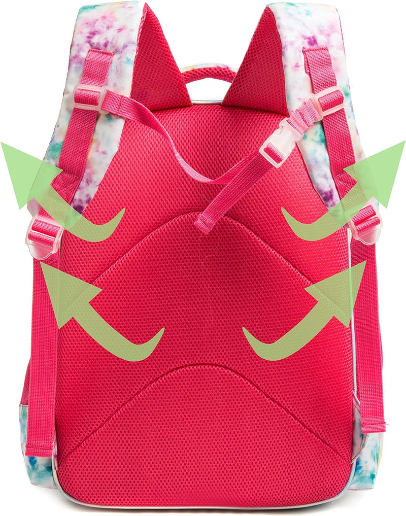 HTgroce Pop it Rucksack für Mädchen Pop Fidget Einhorn Tasche mit Lunchpaket Vorschule Kindergarten,