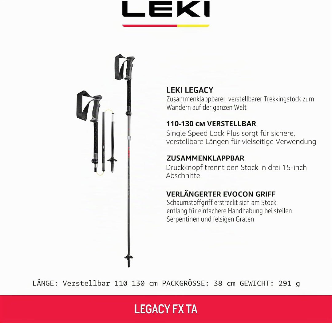 LEKI Cressida Sticks multicolor 110-130CM, multicolor 110-130CM