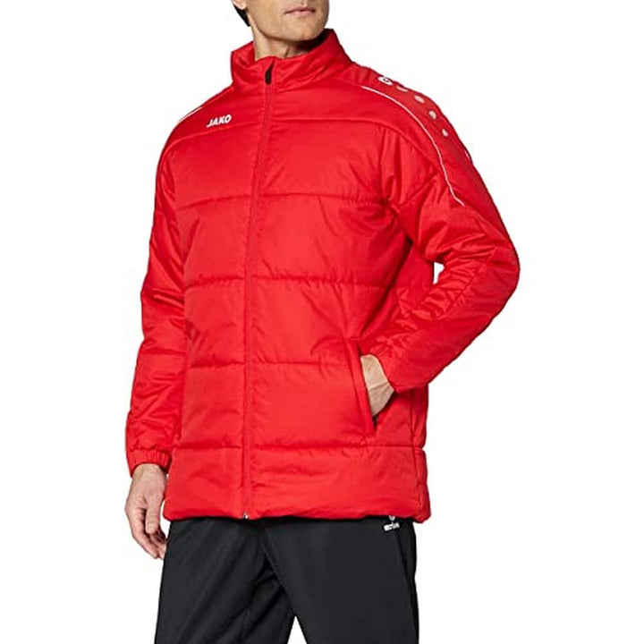 JAKO Kinder Coachjacke Classico, marine, 152, 7150 L Rot, L Rot