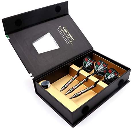CUESOUL Jazz-Metal 21/23 / 25g Stahlspitze 90% Wolfram Dart Set mit integrierten ROST Flights CSJM-J