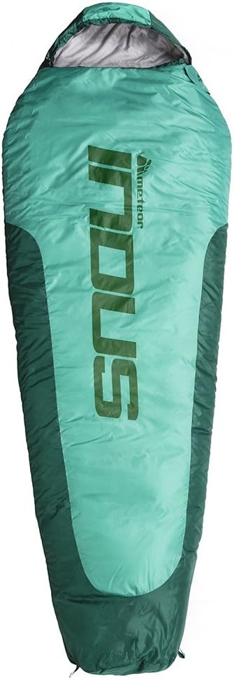 meteor® Schlafsack für Damen und Herren -INDUS- Premium Mumienschlafsack mit Reissverschluss Indoor