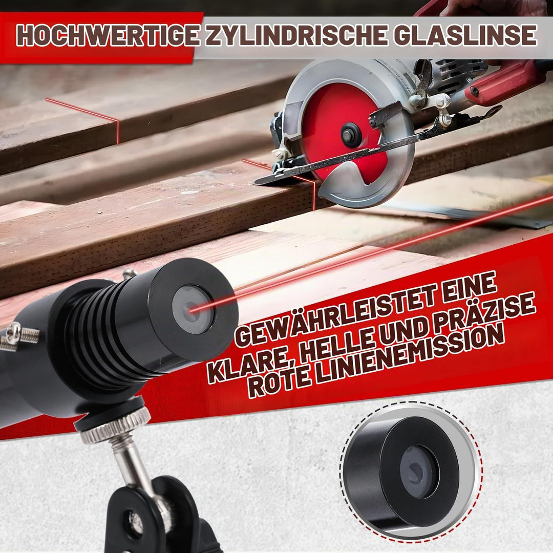 CGOLDENWALL Laser-Positionierlicht 635nm, mit Universalhalterung, Arbeitsbereich 8-10m, zur Position
