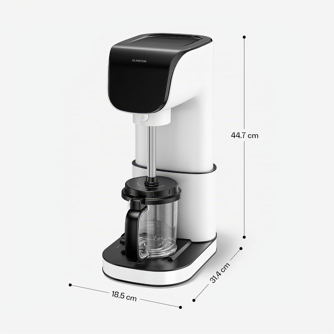 Klarstein Velaire Eismaschine – 500-W-Eismaschine, 3 Behälter à 0,6 l (insgesamt 1,8 l), 10 Programm