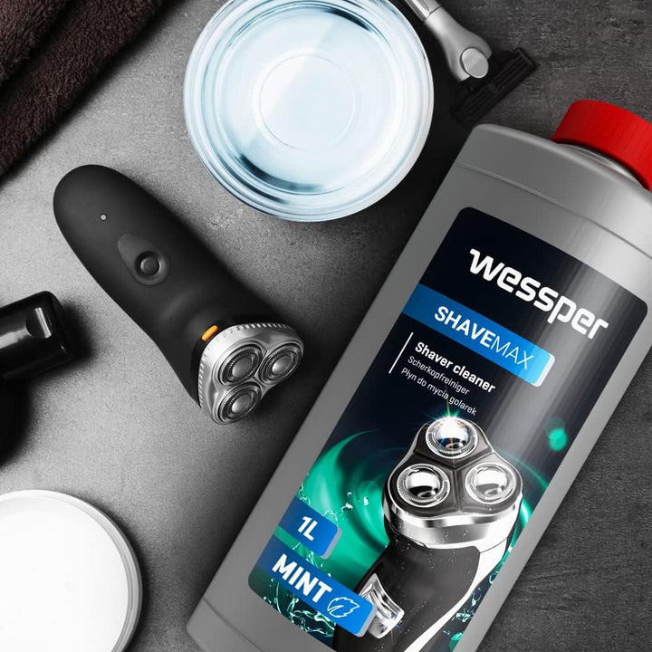 Wessper Scherkopfreiniger zum Nachfüllen geeignet für die Rasierer von Braun Clean & Renew Synchro A