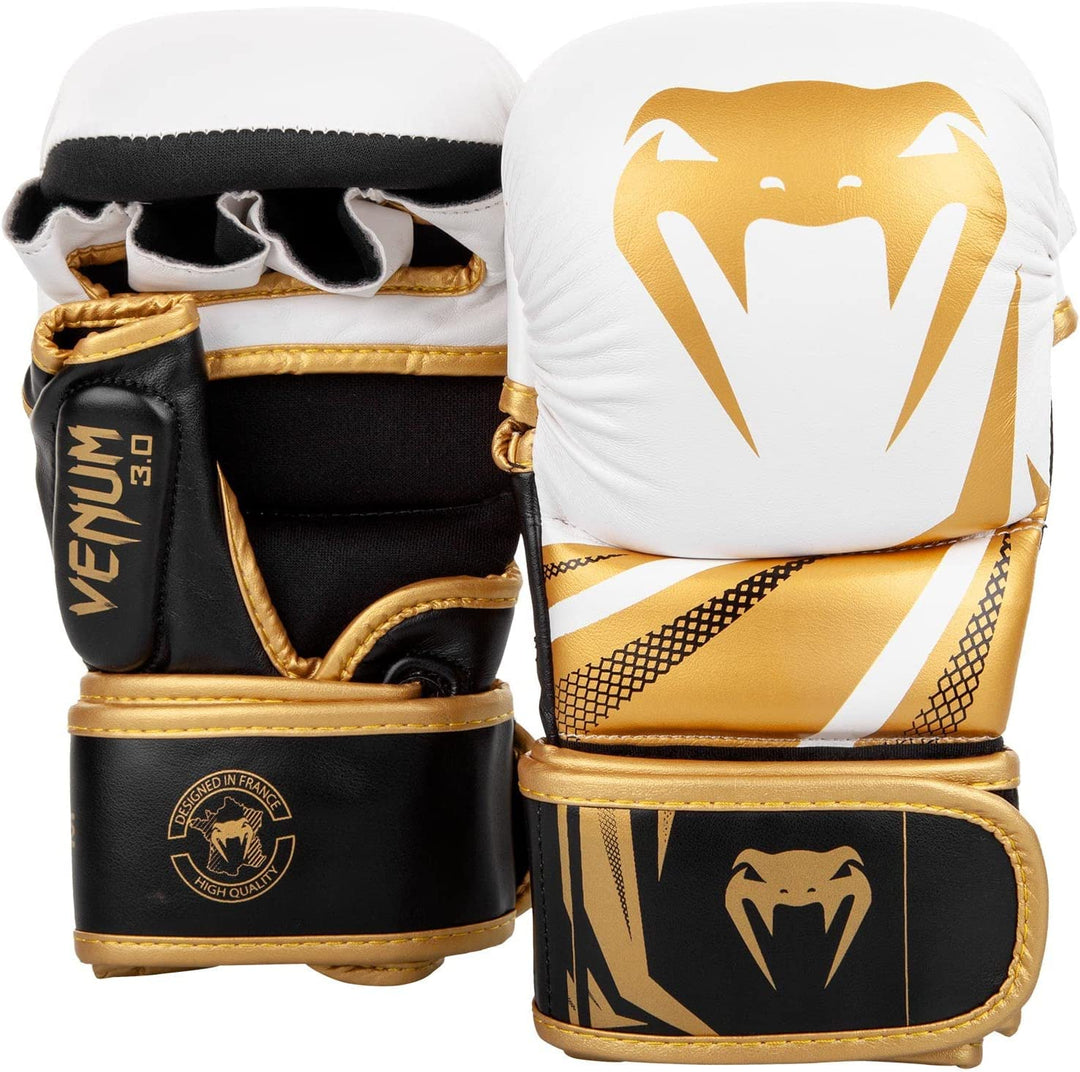 MMA Handschue Sparring Challenger 3.0 Weiss/Schwarz/Gold M, Weiss/Schwarz/Gold M