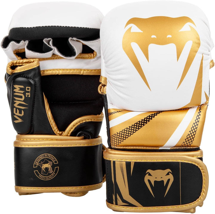 MMA Handschue Sparring Challenger 3.0 Weiss/Schwarz/Gold M, Weiss/Schwarz/Gold M