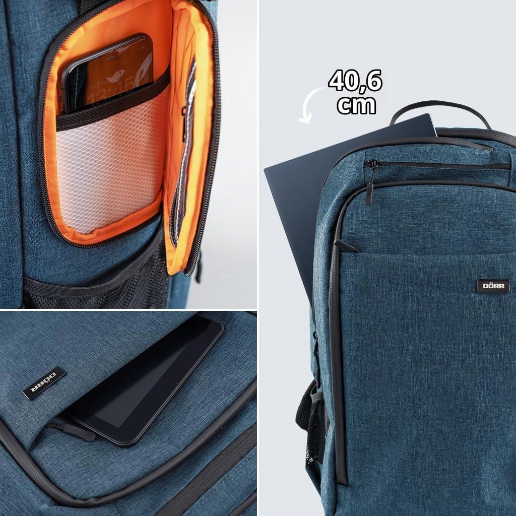 DÖRR Fotorucksack Prag Pro 20L &amp; Prag Go 16L, Wasserdicht, Kamera-Rucksack, 16 Zoll Laptopfach, Spie