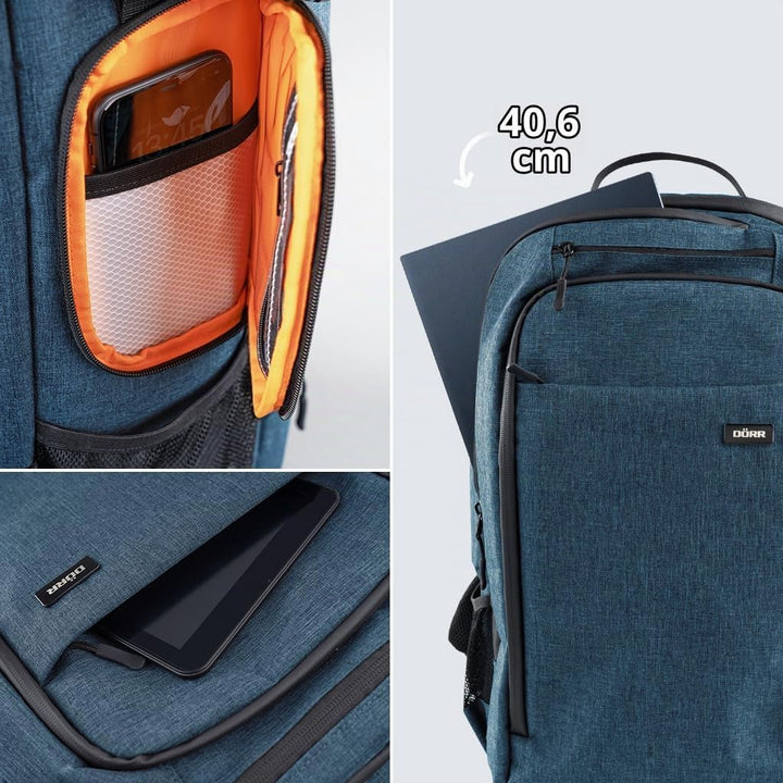 DÖRR Fotorucksack Prag Pro 20L &amp; Prag Go 16L, Wasserdicht, Kamera-Rucksack, 16 Zoll Laptopfach, Spie