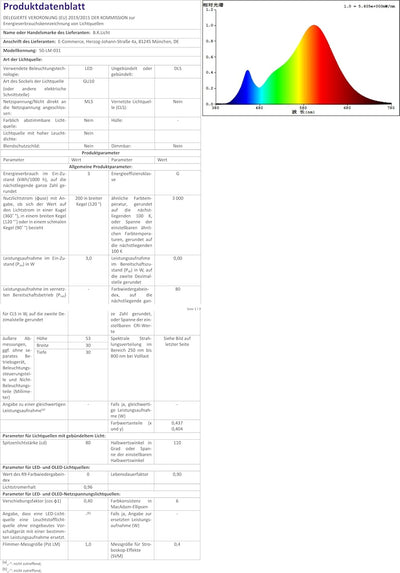 B.K.Licht - LED Deckenlampe schwenkbar, warmweisse Lichtfarbe, GU10 Fassung, LED Deckenleuchte, LED