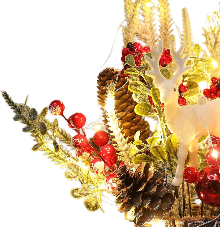 Klein Künstlich Weihnachtsbaum Weihnachten Deko - Mini Weihnachtsbaum Tannenbaum künstlich auf dem T