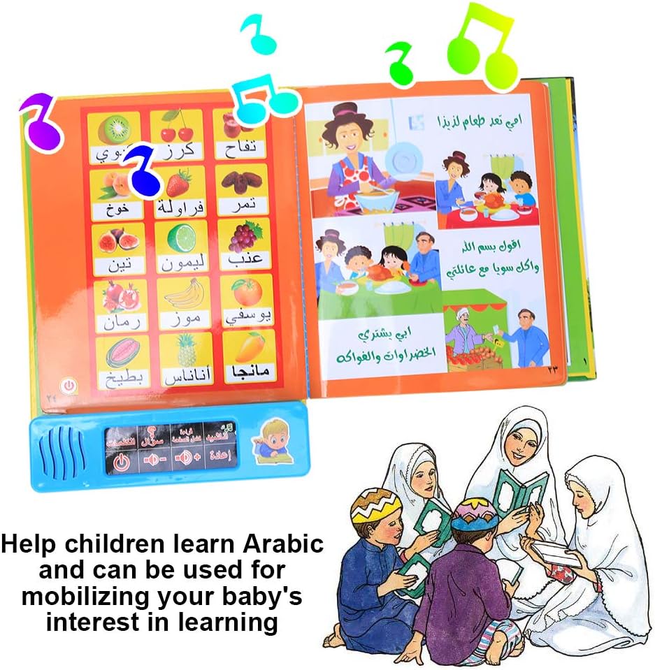 Arabisch Lernen Lesemaschine Tablet tragbare elektronische Lernbuch Kinder pädagogisches interaktive