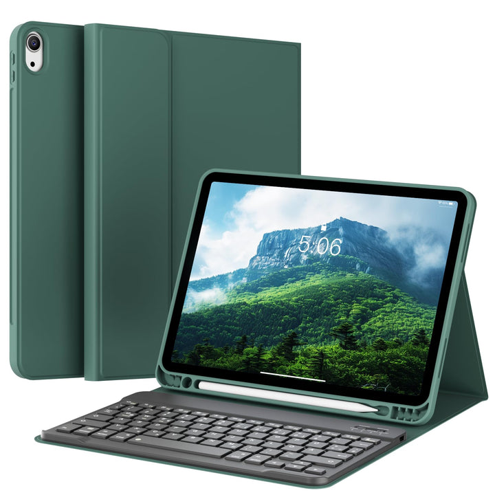 KVTVOU Tastatur Hülle für iPad Air 11 Zoll 2026/2025/2024, iPad Air 5./4. Generation 10,9 Zoll 2022/
