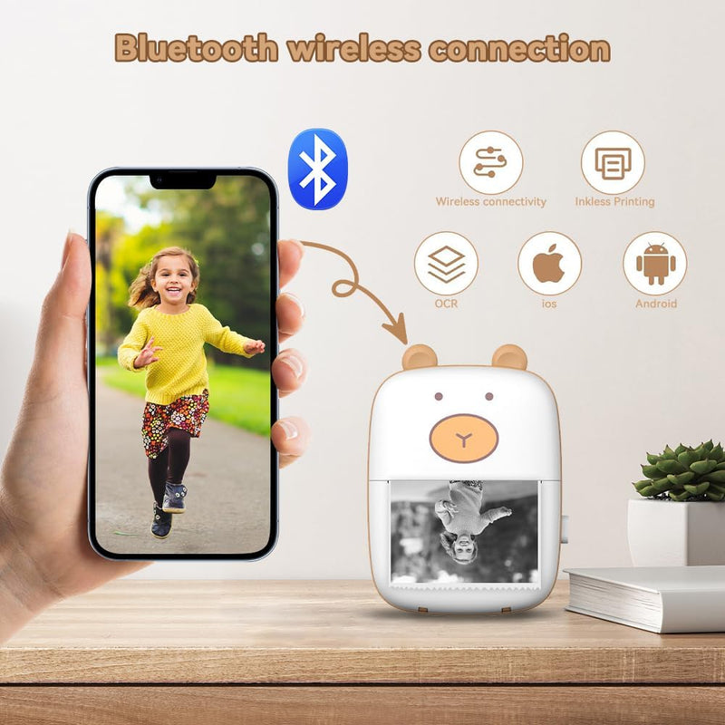 Jooheli Mini Handy Drucker für Smartphone