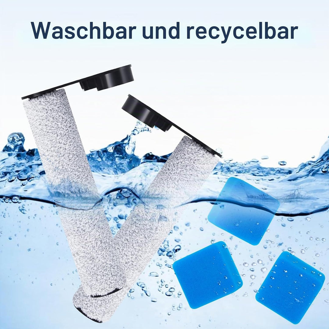 Bürste Zubehörset für EUREKA NEW430, für JONR ED12 Nass- und Trockensauger Zubehör, 2 Bürstenrollen