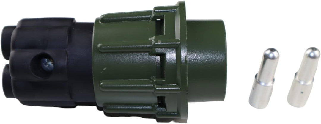 Sertplas NATO Stecker 2 Polig 35mm² inkl.Kontaktbuchse mit Kontaktstift Olivgrün VG96917