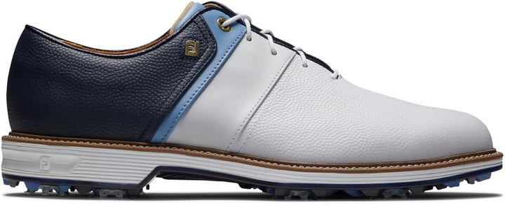 FootJoy Herren Premiere PackardGolfschuh 41 EU Weit Weiss Hellblau Marineblau, 41 EU Weit Weiß