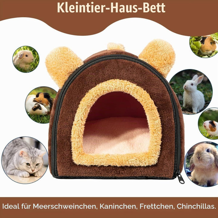 Pantula Meerschweinchen Bett Kuschelhöhle - Höhle Gemütliches gross Hamster Kleintier Bett Versteck