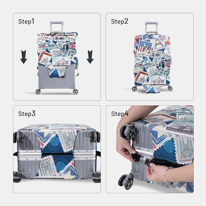 OrgaWise Kofferhülle Luggage Cover Gepäck Cover Gepäckabdeckung for Travel Luggage Schutzhülle Koffe