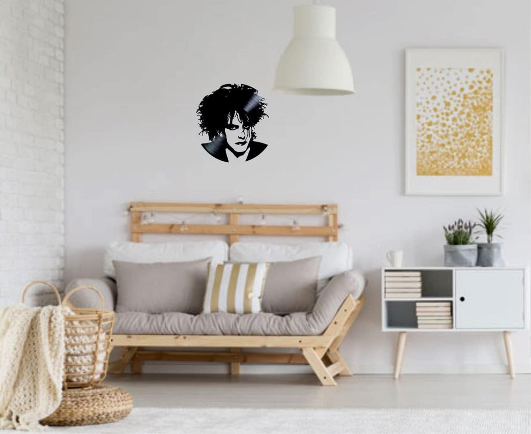 Neue Wanddekoration aus Vinyl von Robert Smith Musik New Wave 80s