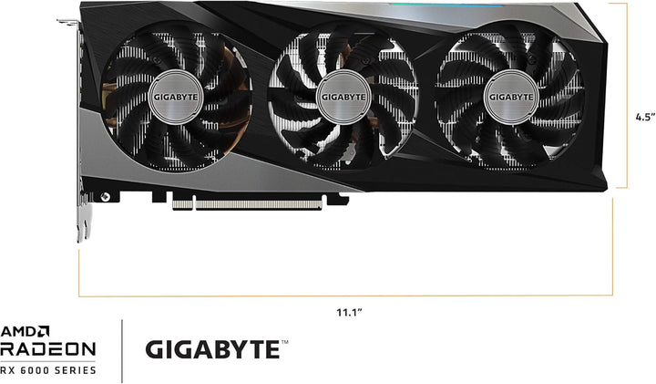 Gigabyte Radeon RX 6700 XT Gaming OC 12G Grafikkarte, WINDFORCE 3X Kühlsystem, 12GB 192-bit GDDR6, G