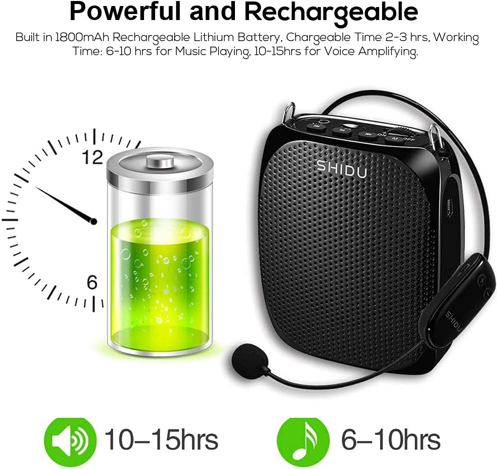 Sprachverstärker Drahtloser Kabellos Stimmverstärker Original shidu Voice Amplifier Pa System Lautsp