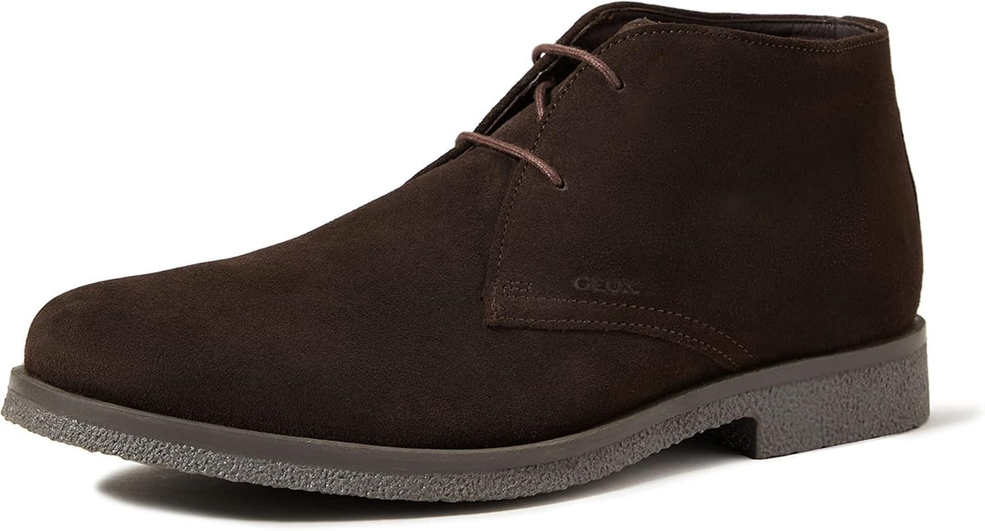 Geox UOMO CLAUDIO A Herren Derby Schnürhalbschuhe 42 EU Dk Coffee, 42 EU Dk Coffee