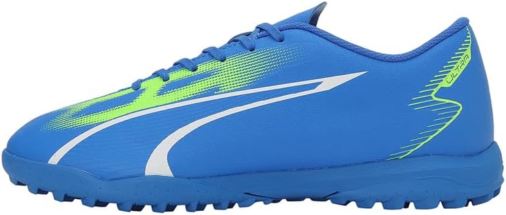 PUMA Herren Play Tt Fussballschuh, Ultra Blue White Pro Green, 42.5 EU