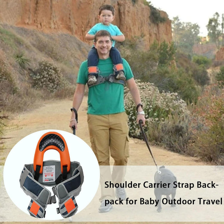 Schultertrage für Kleinkinder, Babyhalter Tragegurt, Freihändiger Outdoor-Reise-Schultersitz für Kin