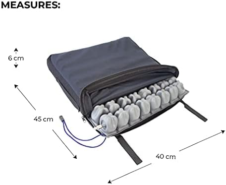 Mobiclinic Q-AIR, Antidekubitus Sitzkissen, Europäische Marke, Ergonomisches Kissen, orthopädisches