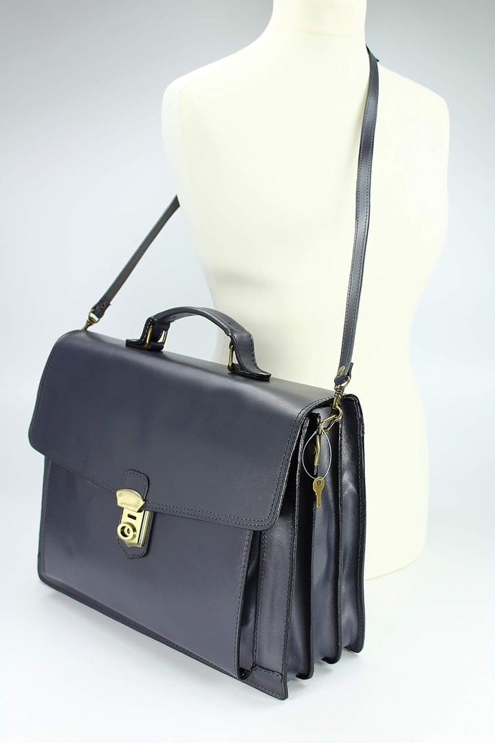 Belli Design Bag D italienische Leder Businesstasche Arbeitstasche Messenger Aktentasche Lehrertasch