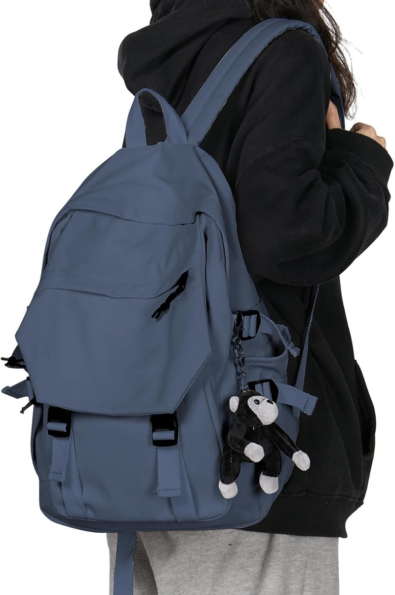 SZLX Schulrucksack Damen Leichte Schultasche Casual Daypack College Laptop-Rucksack für Männer Fraue