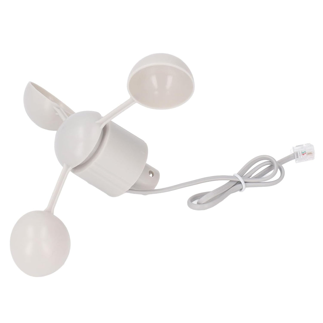 3-Tassen-Anemometer-Cup-Windgeschwindigkeitssensor, RJ11-Anschluss, Windrichtungsanzeige für Wetterm