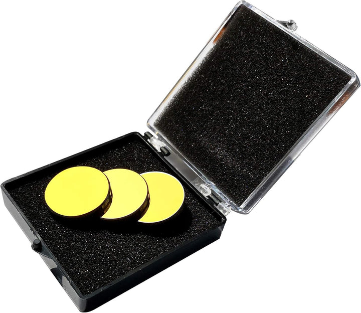 MCWlaser 3PCS Si CO2 Laser Spiegel 19mm Silicon CO2 Laser Reflective Mirrors Durchmesser: 19 mm für