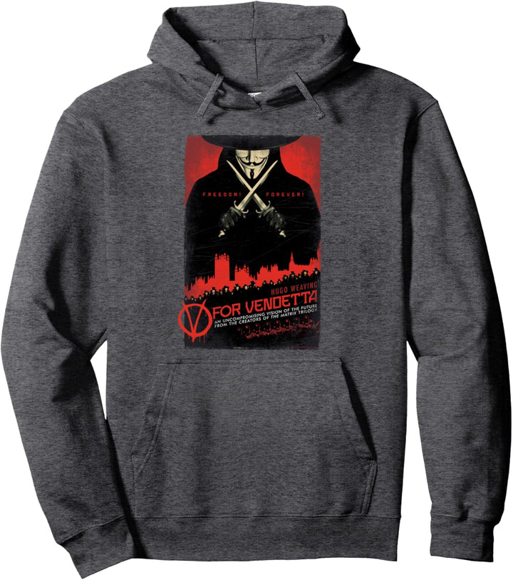 V for Vendetta Poster Pullover Hoodie