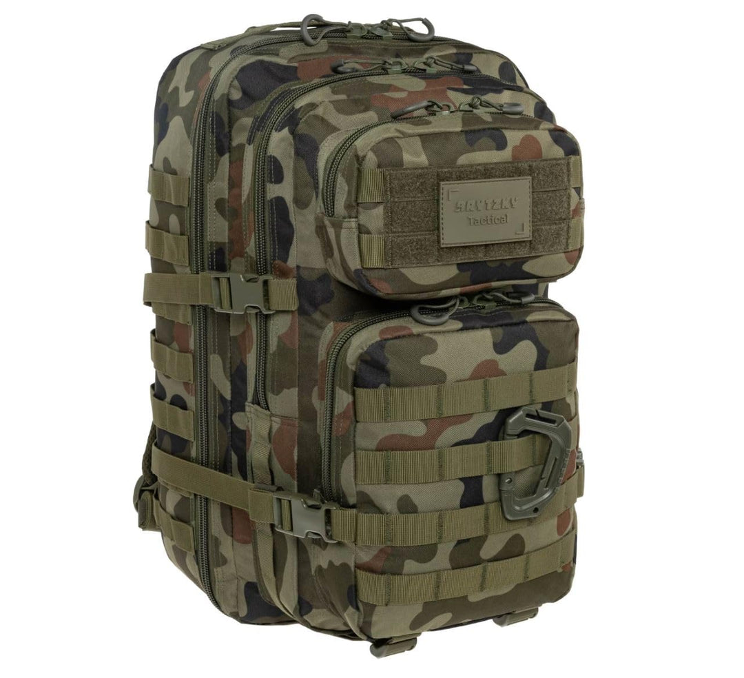 Tactical Polygon Large 36L Taktischer Rucksack – PL Woodland | Militär & Outdoor Rucksack Herren | M
