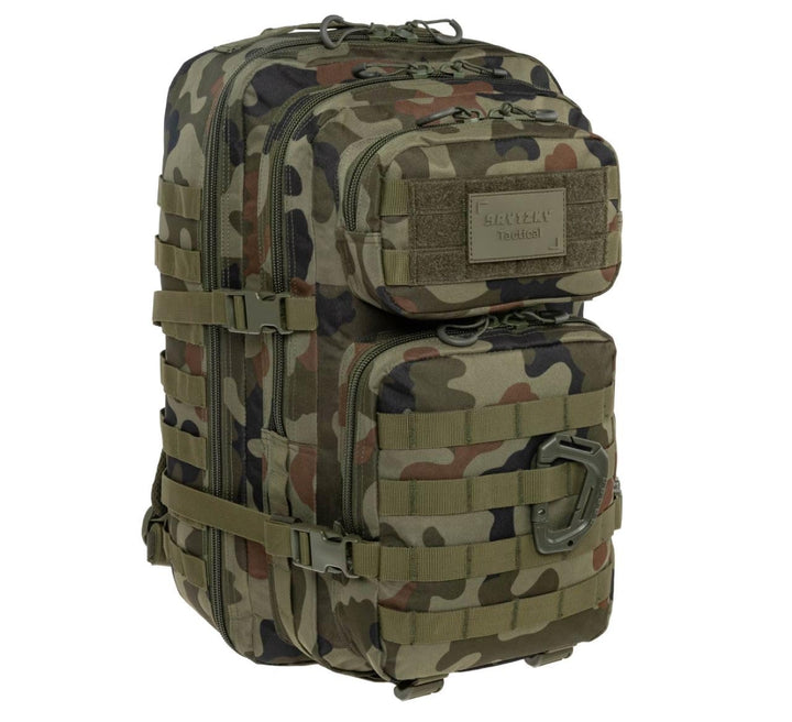 Tactical Polygon Large 36L Taktischer Rucksack – PL Woodland | Militär & Outdoor Rucksack Herren | M