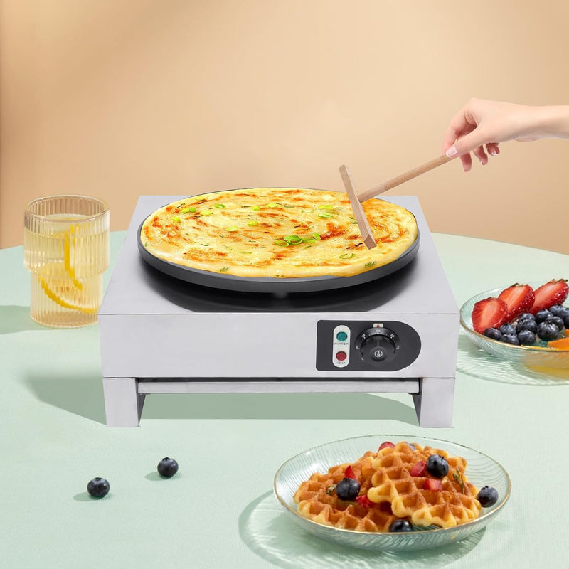 3000 W Crepesgerät, Crepes Maker Elektrisch,Crepesplatte, Crêpeseisen, Crepespfanne Pancake Maker 50