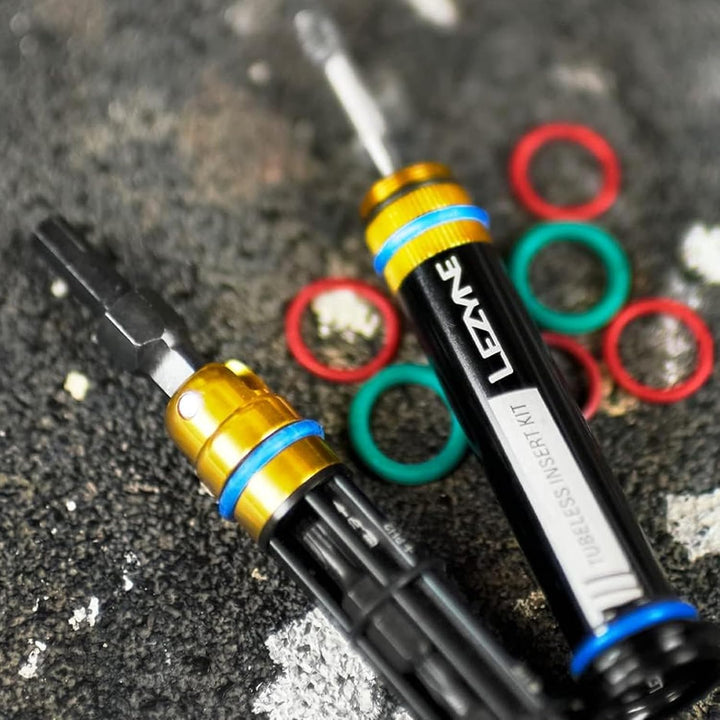 Lezyne Multitool inkl. Tubeless-Pannenkit Dual Insert Schwarz Gr. Schwarz Schwarz Medium, Schwarz Me