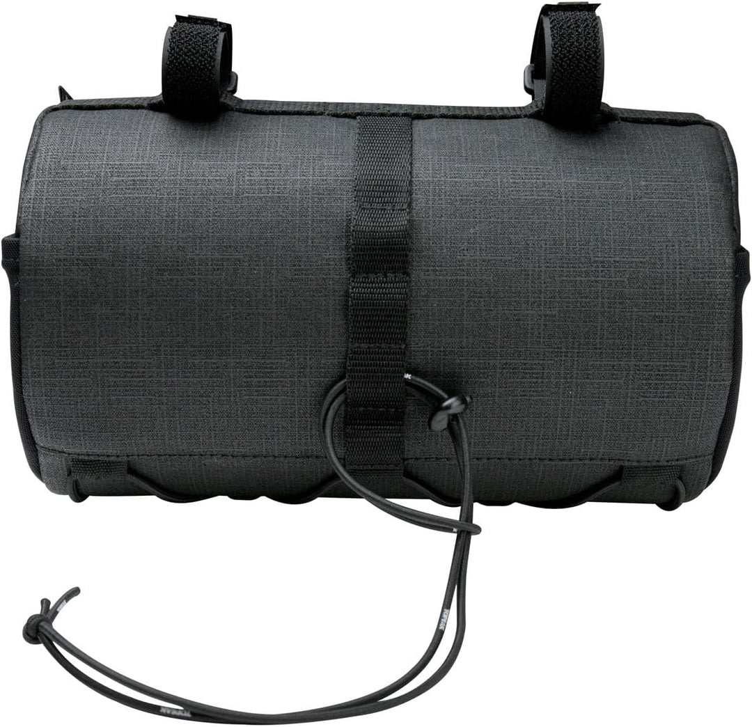 Topeak Unisex – Erwachsene Tubular Lenkertasche 3,8L Schwarz, 3,8L Schwarz
