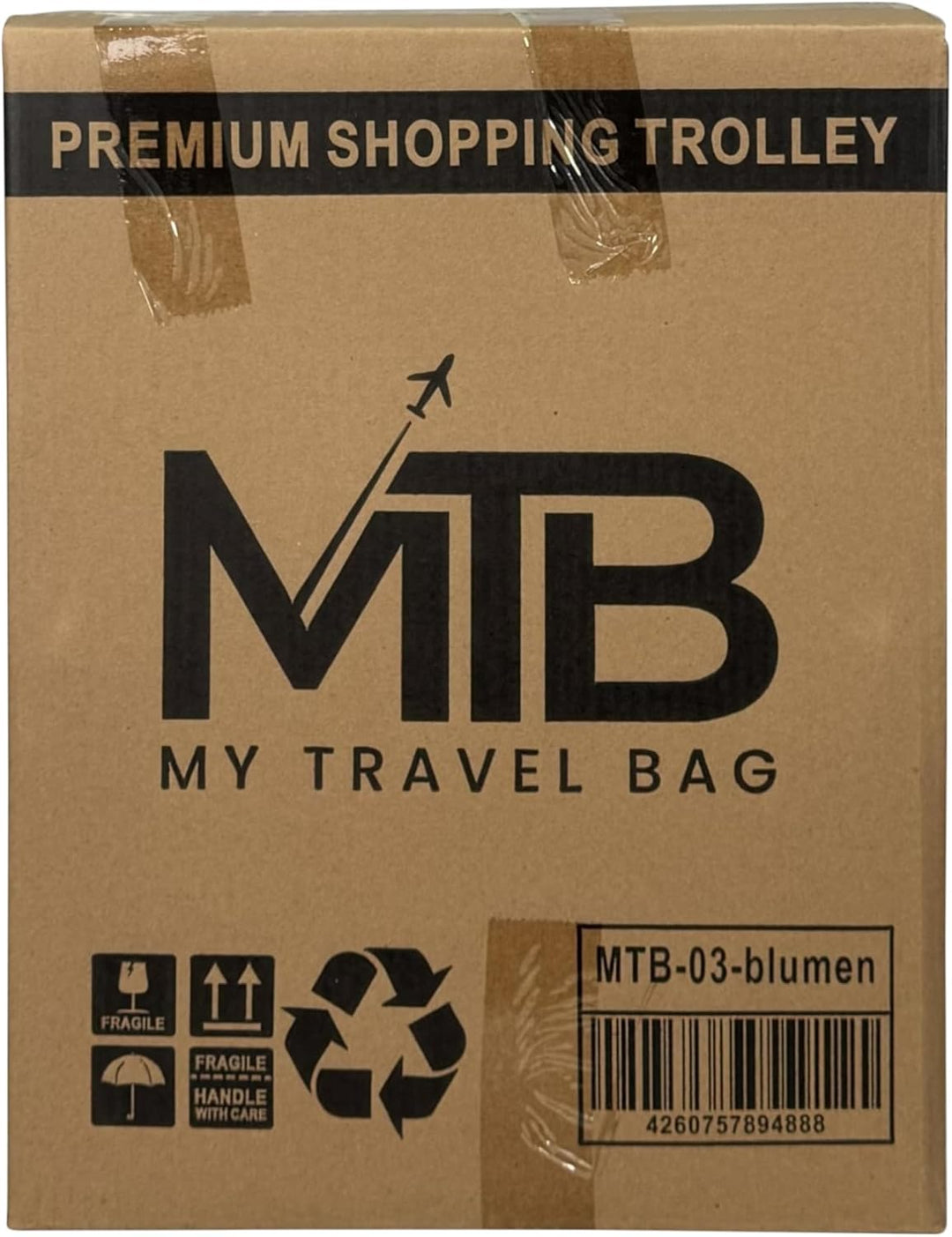MY TRAVEL BAG Alu Trolley Einkaufstrolley Tasche Einskaufsroller Einkaufswagen (dunkelblau), Dunkelb
