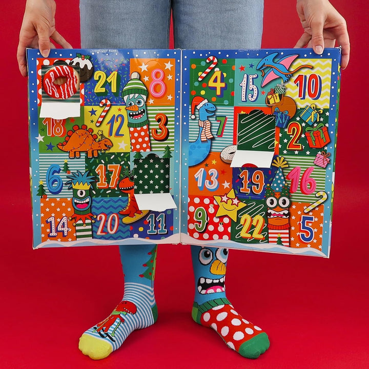 Oddsocks Adventskalender 24 Socken in 30,5-38,5 - Strumpf