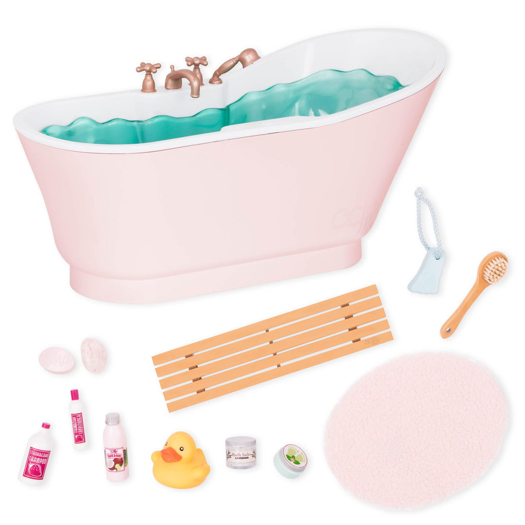 Our Generation - og - Badewannen Set Retro Deluxe - 44937, Badewanne