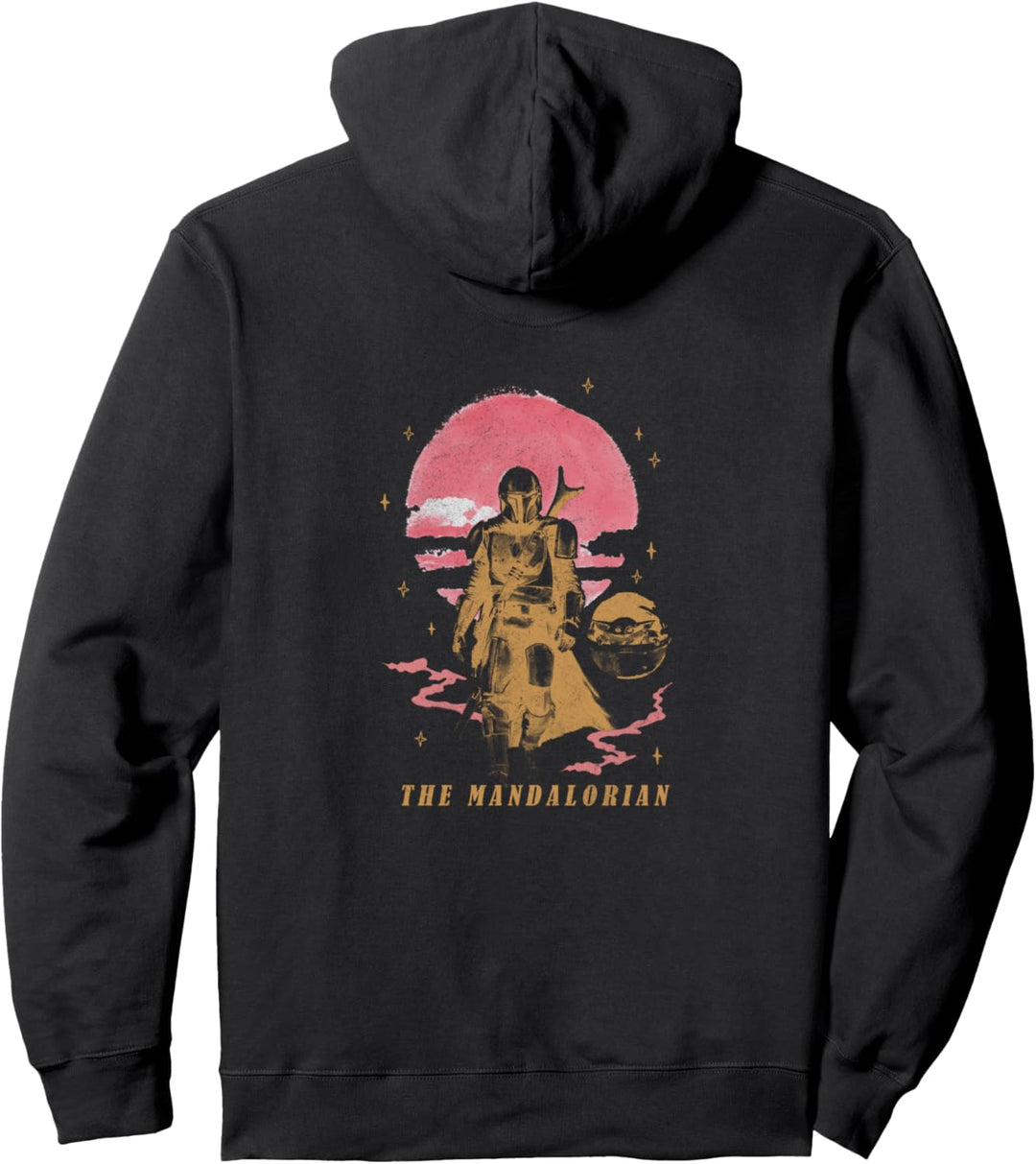 Star Wars: The Mandalorian Sunset Pocket Child Pullover Hoodie