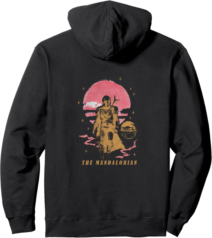 Star Wars: The Mandalorian Sunset Pocket Child Pullover Hoodie