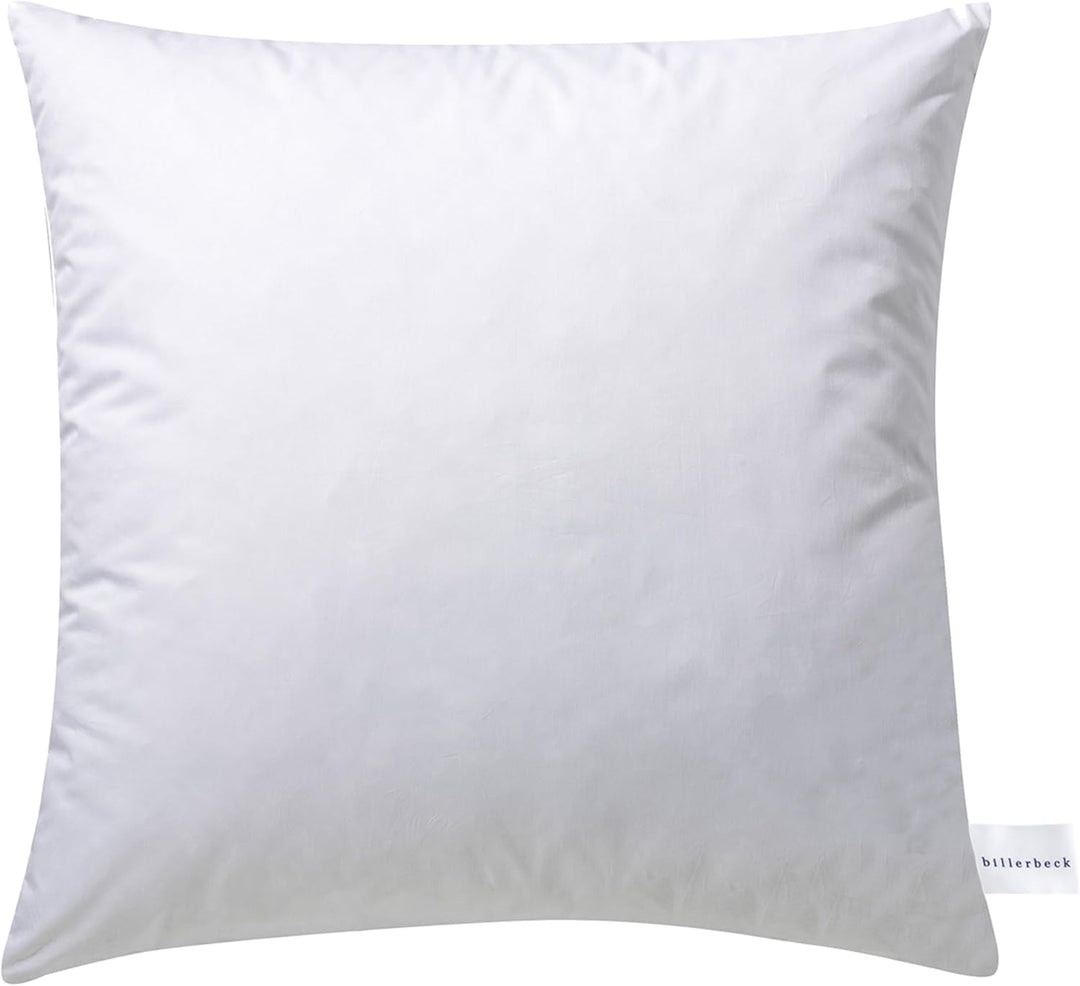 Billerbeck 5453670001 Kissen Kuschelkissen D/F 50%, circa 40 x 40 cm,Weiss