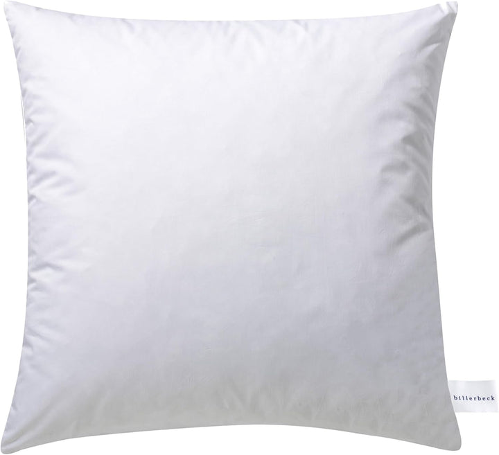 Billerbeck 5453670001 Kissen Kuschelkissen D/F 50%, circa 40 x 40 cm,Weiss