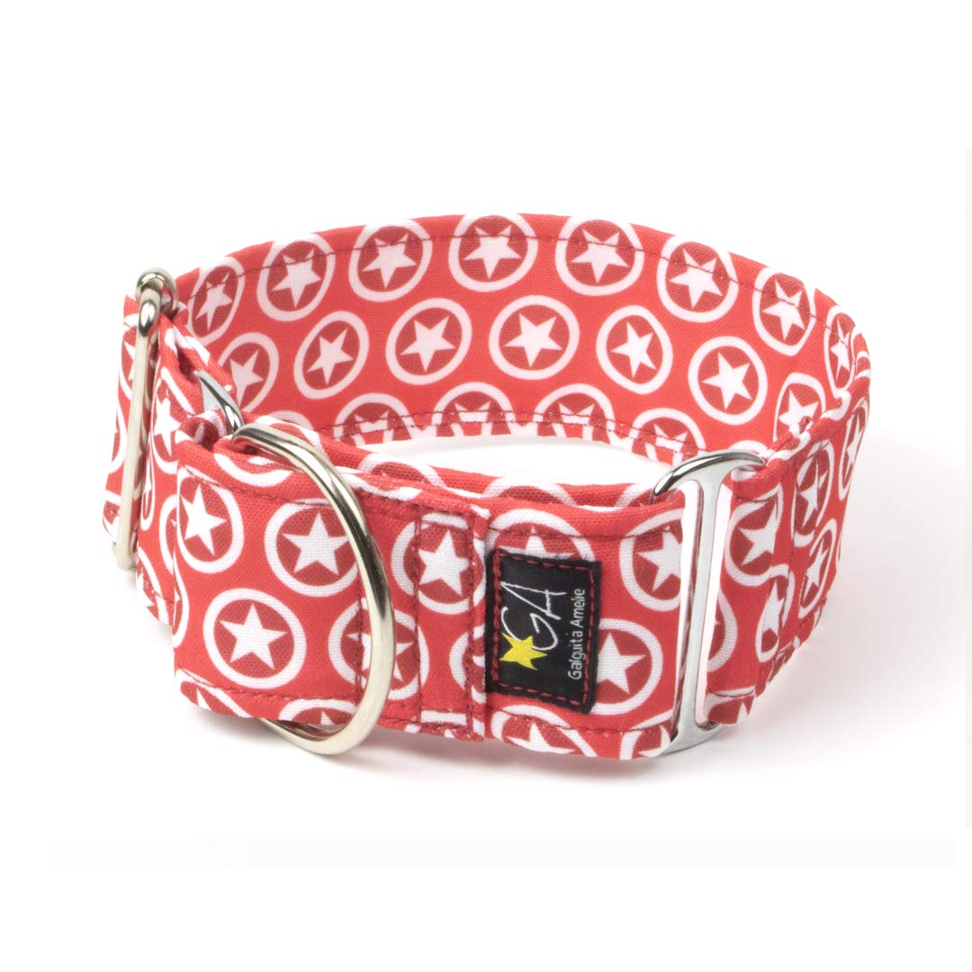 Galguita Amelie, 5 cm Breite Grösse XL (50-60 cm), Halskette Martingale, Captain Stern 5cm Ancho Tal