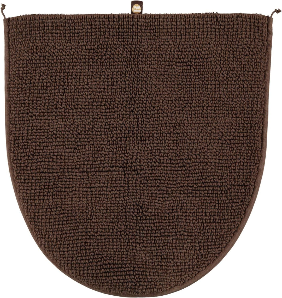 Rhomtuft Badteppiche Prestige Mocca - 406 Deckelbezug 45x50 cm, Deckelbezug 45x50 cm