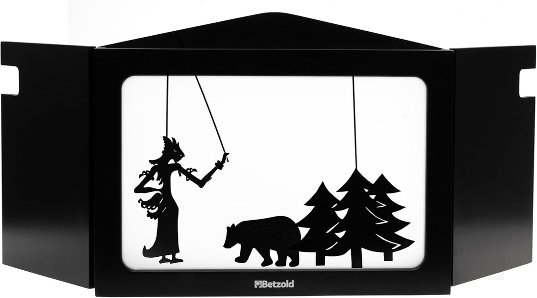 Betzold - Kombi-Kamishibai-Erzähltheater - Figuren-, Erzähl- und Schattentheater in einem, Schwarz